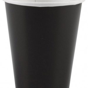 Fekete Black papír pohár 8 db-os 250 ml