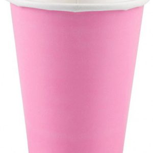 Rózsaszín New Pink papír pohár 8 db-os 250 ml