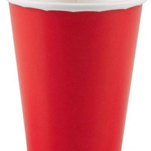 Piros Apple Red papír pohár 8 db-os 250 ml