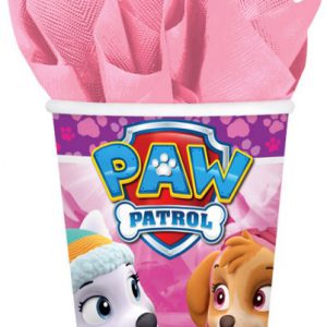 Mancs Őrjárat Pink papír pohár 8 db-os 250 ml