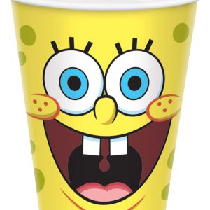 SpongyaBob Laugh papír pohár 8 db-os 250 ml