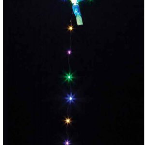 Színesen világító Crystal LED lufi, átlátszó