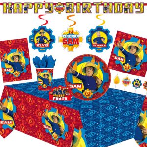 Sam a tűzoltó party szett 64 db-os