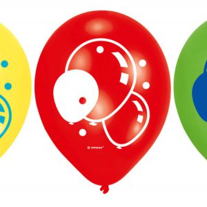 Lufis Multicolor léggömb, lufi 6 db-os 9 inch (22,8cm)