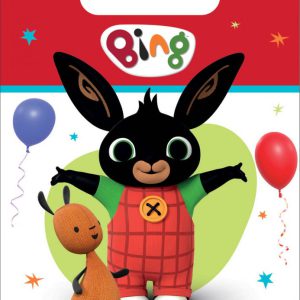 Bing Red ajándéktasak, ajándékzacskó 8 db-os