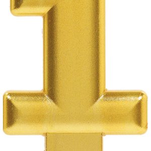 Arany Gold számgyertya, tortagyertya 1-es