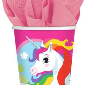 Unikornis Meadow papír pohár 8 db-os 250 ml