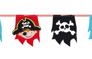 Kalóz Ship zászlófüzér 4 m