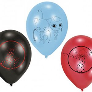 Katicabogár és Fekete macska kalandjai City léggömb, lufi 6 db-os 9 inch (22,8 cm)