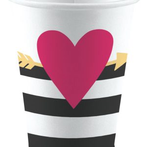 Szerelem Everyday papír pohár 8 db-os 250 ml