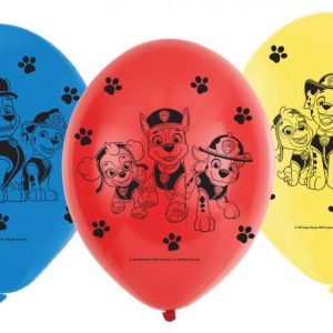 Mancs Őrjárat Heroes léggömb, lufi 6 db-os 9 inch (22,8 cm)