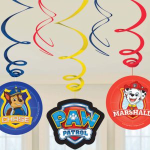 Mancs Őrjárat Heroes Szalag dekoráció 6 db-os szett