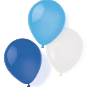 Kék Sky Blue léggömb, lufi 8 db-os 10 inch (25,4 cm)