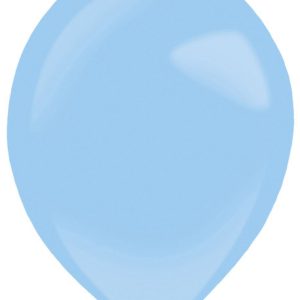 Kék Pastel Blue léggömb, lufi 100 db-os 5 inch (13 cm)