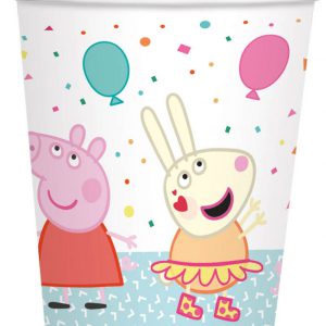Peppa malac Confetti papír pohár 8 db-os 250 ml