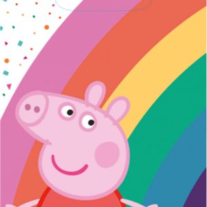Peppa malac Confetti ajándéktasak, ajándékzacskó 8 db-os
