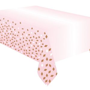 Rose Gold papír asztalterítő 120x180 cm