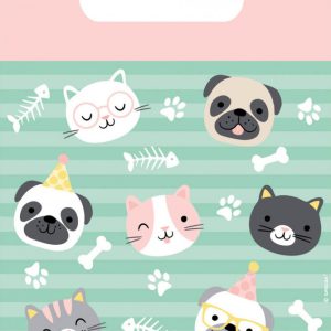 Háziállatok Hello Pets ajándéktasak, ajándékzacskó 8 db-os