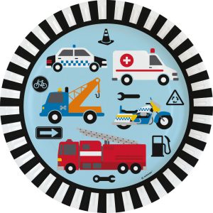 Úton On the road papírtányér 8 db-os 23 cm