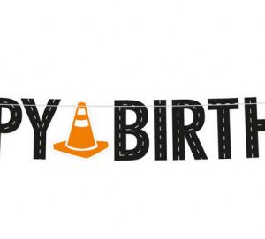 Úton On the road Happy Birthday felirat 180 cm