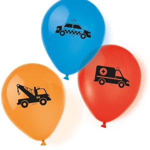 Úton On the road léggömb, lufi 6 db-os 9 inch (22,8 cm)