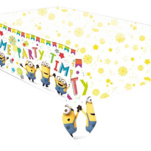 Minyonok Hooray műanyag asztalterítő 120x180 cm