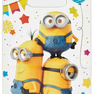 Minyonok Hooray ajándéktasak, ajándékzacskó 6 db-os