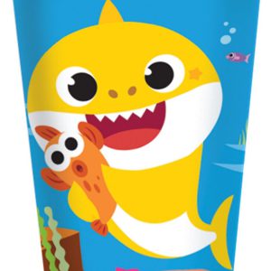 Baby Shark Music papír pohár 8 db-os 250 ml