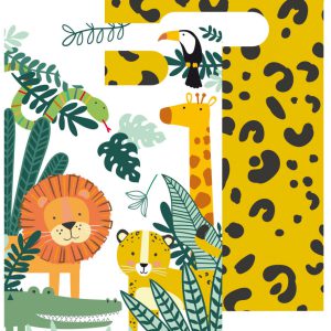 Vadon Get Wild ajándéktasak, ajándékzacskó 8 db-os