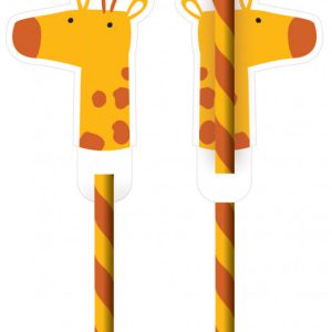 Vadon Get Wild papír szívószál 8 db-os szett