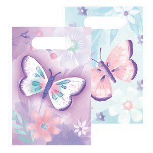 Pillangó Flutter ajándéktasak, ajándékzacskó 8 db-os