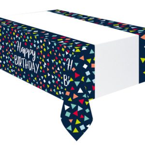 Happy Birthday Reason To Celebrate papír asztalterítő 120x180 cm