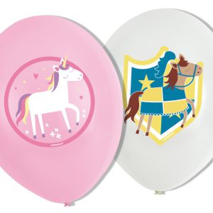 Hercegnő és Lovag Middle Ages léggömb, lufi 6 db-os 11 inch (27,5 cm)