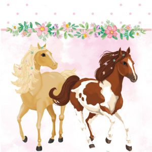 Beautiful Horses Lovas ajándéktasak, ajándékzacskó 8 db-os