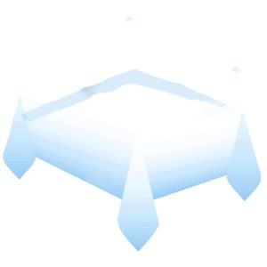 Első Születésnap Blue Ombre Kék átmenetes papír asztalterítő 120x180 cm