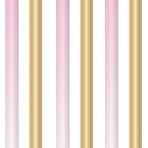 Happy Birthday Pink Ombre tortagyertya, gyertya szett 6 db-os