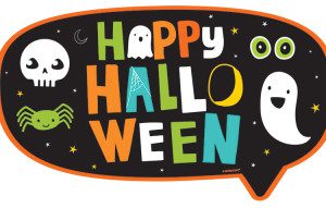 Halloween Ghost party dekoráció 44 cm