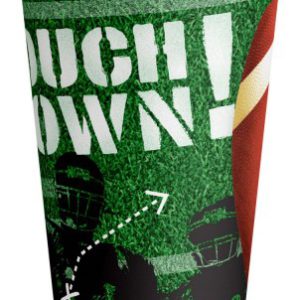 Amerikai futball Touchdown papír pohár 8 db-os 250 ml