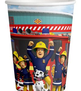 Sam a tűzoltó Teamwork papír pohár 8 db-os 250 ml
