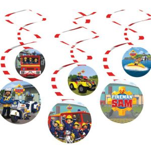 Sam a tűzoltó Teamwork szalag dekoráció 6 db-os szett