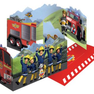 Sam a tűzoltó Teamwork Party Meghívó 8 db-os