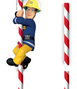 Sam a tűzoltó Teamwork papír szívószál 8 db-os szett