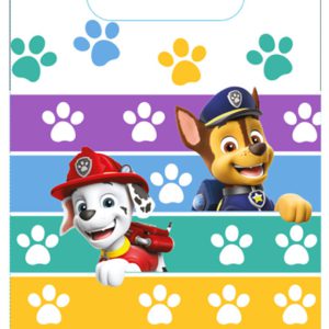 Mancs Őrjárat Color Paws ajándéktasak, ajándékzacskó 8 db-os