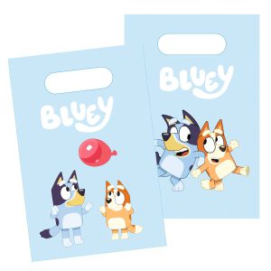 Bluey Joke papír ajándéktasak, ajándékzacskó 8 db-os