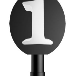 Fekete Black 1-es torta tűzijáték 12 cm