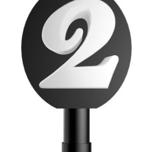 Fekete Black 2-es torta tűzijáték 12 cm