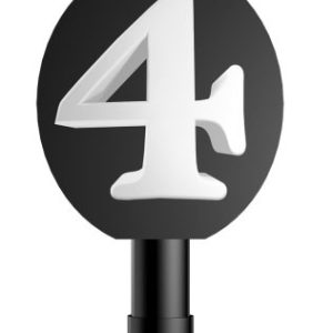 Fekete Black 4-es torta tűzijáték 12 cm