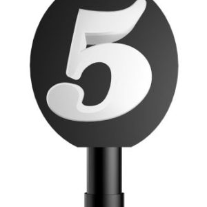 Fekete Black 5-ös torta tűzijáték 12 cm