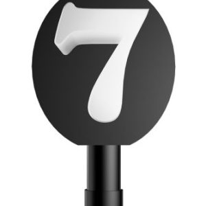 Fekete Black 7-es torta tűzijáték 12 cm