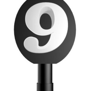 Fekete Black 9-es torta tűzijáték 12 cm